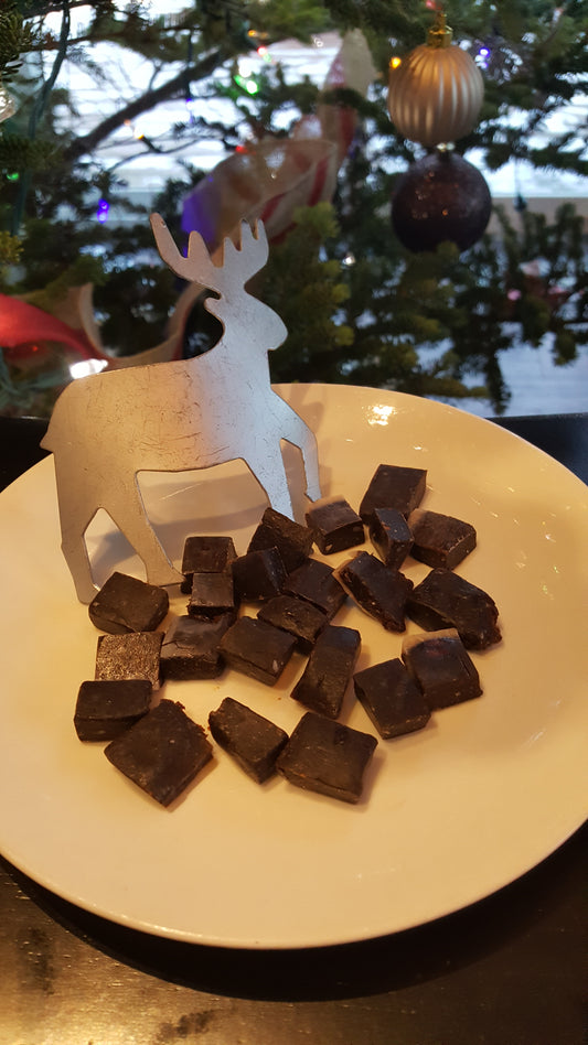 "Chocolate" Peppermint Fudge