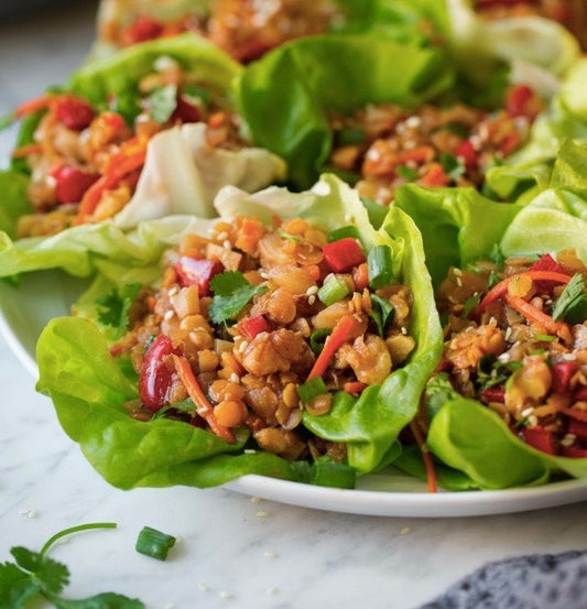 Greek lettuce Wrap (makes 1 wrap)