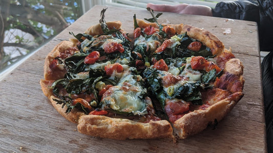 GF Sourdough Pizza Crust from Yeast