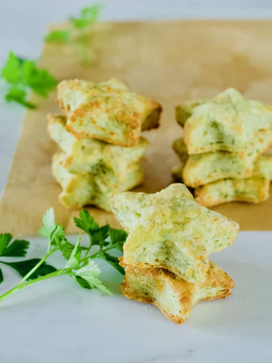 Parsley Parmesan Crackers