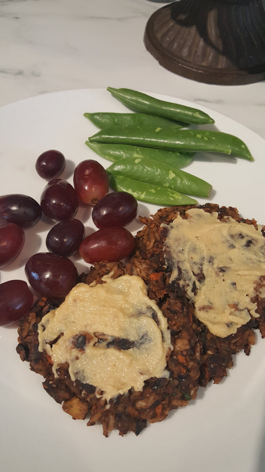 Way Better Than Store Bought Veggie Burgers With Garlic Hummus