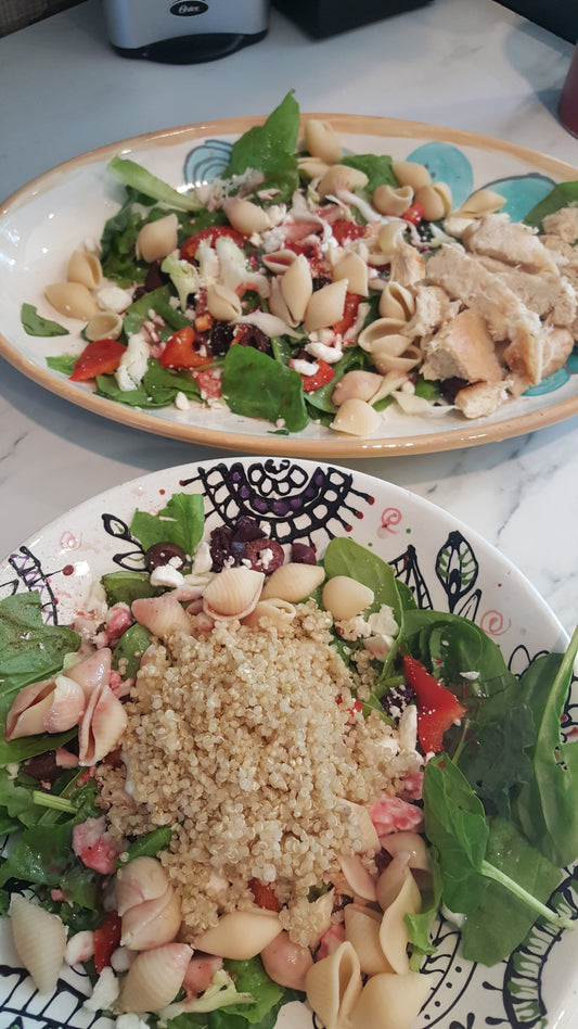Mediterranean Salad with Quinoa/Chicken