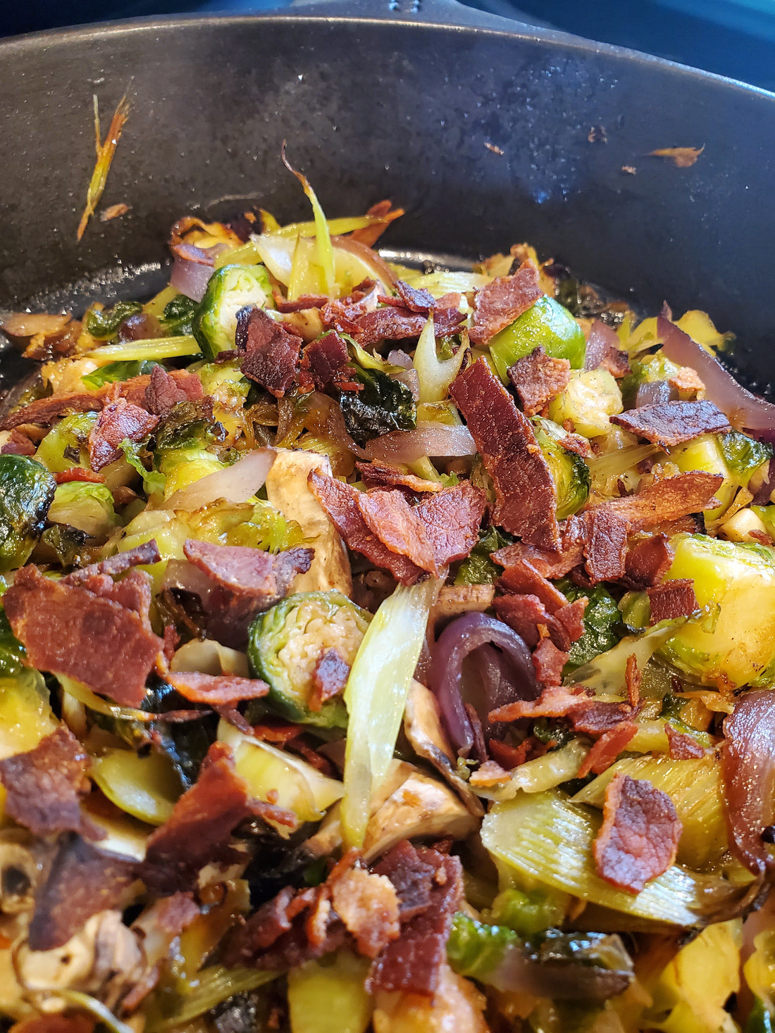 Maple Bacon Brussel Sprouts