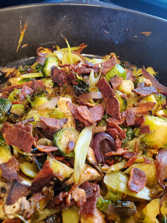 Maple Bacon Brussel Sprouts