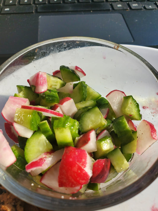 Cucumber Radish Salad