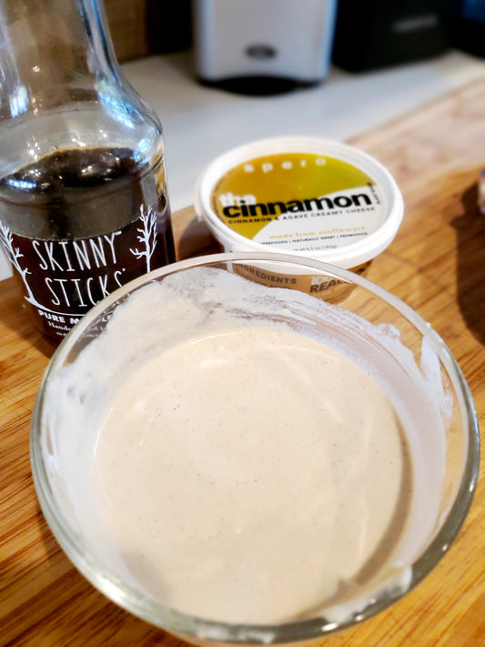 Cinnamon Cream Drizzle For Pumpkin Pie and Bars