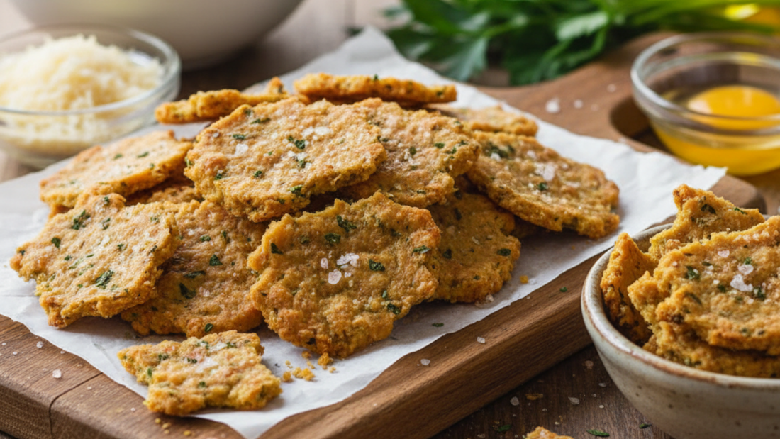 Parsley Parmesan Crackers