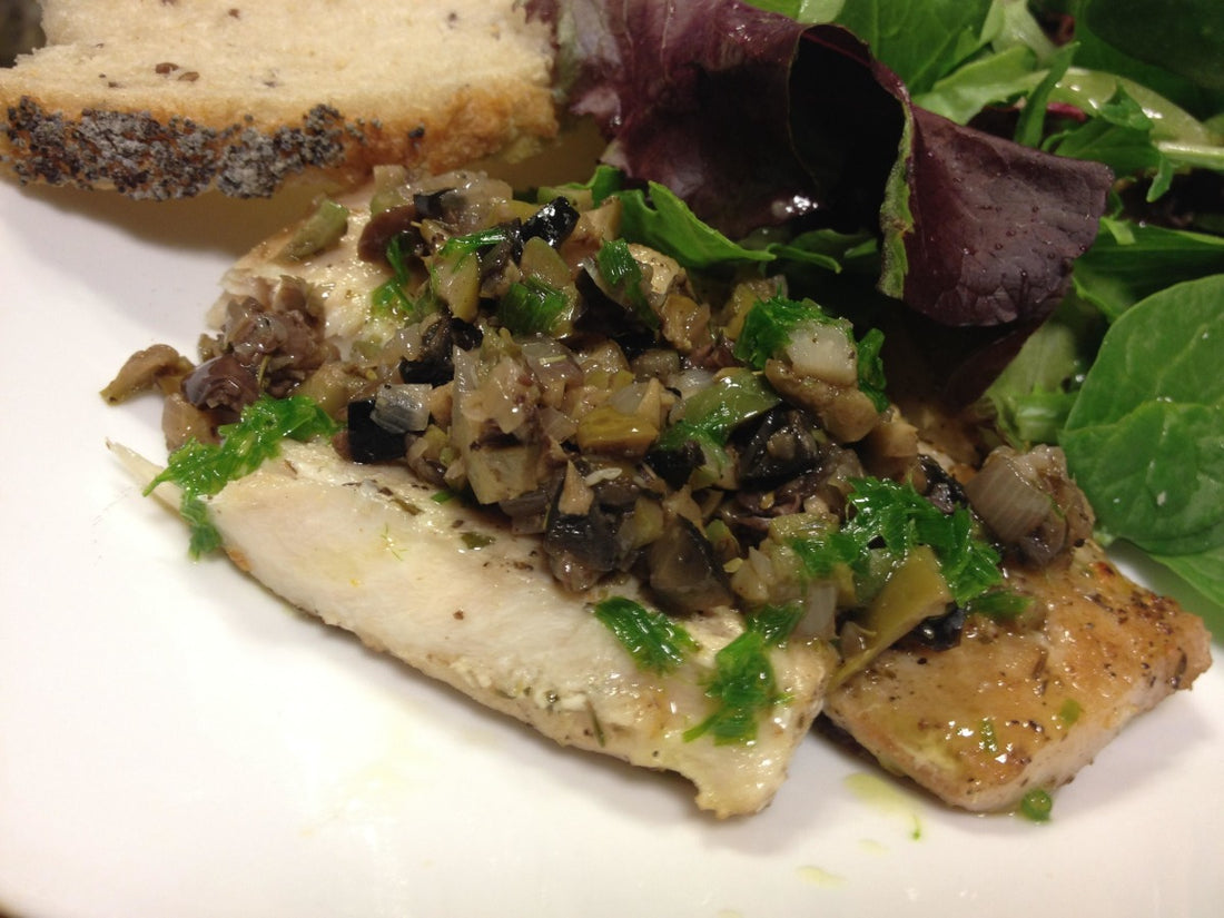 Mahi Mahi with Olive Tapenade