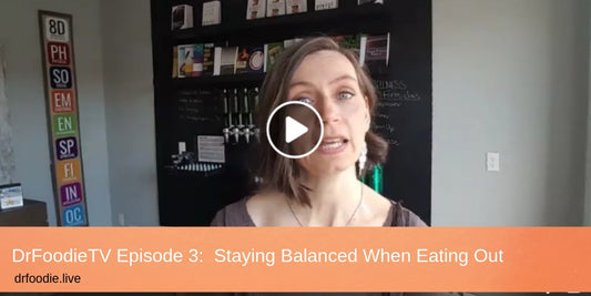 DrFoodie Episode 3:  Staying Balanced When Eating Out