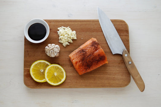 Salmon-Wrapped Asparagus with Lemon Cream