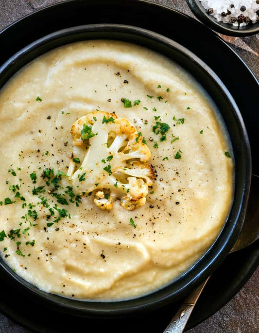 Roasted Creamy Cauliflower Soup