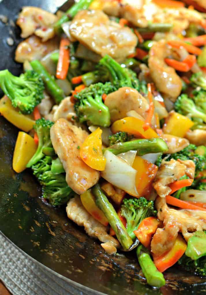 Stir Fry Chicken in Beef Sauce