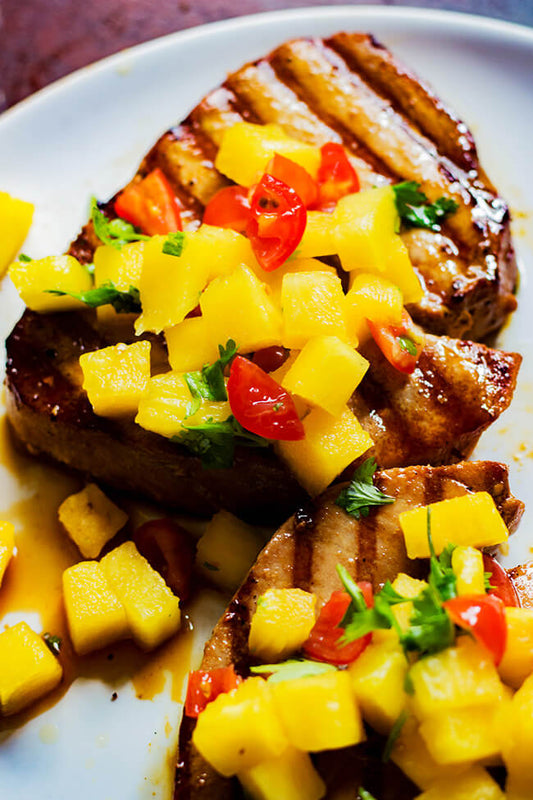 Tuna Fillets with Pineapple Salsa